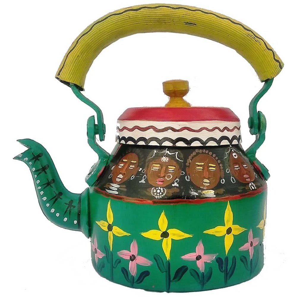 king international 2.1 Quart Enamel-on-Steel Whistling Tea Kettle (Pink Pig)