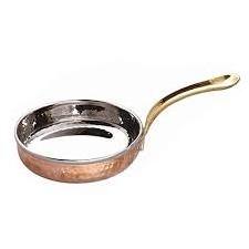 Restaurant Small Copper with Stainless Steel Fry Pan For Kitchen Use Nonstick Sauce pan sauce pan king international