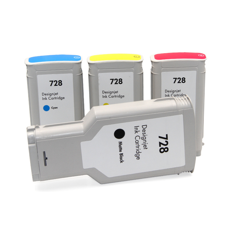 For HP 728 130ML 300ML For HP728 Compatible Ink Cartridge For HP Designjet T830 MFP T730 Printer With Dye Ink