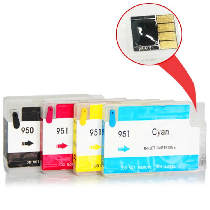 Refill ink cartridge 950 951 for HP 8600 with reset chip