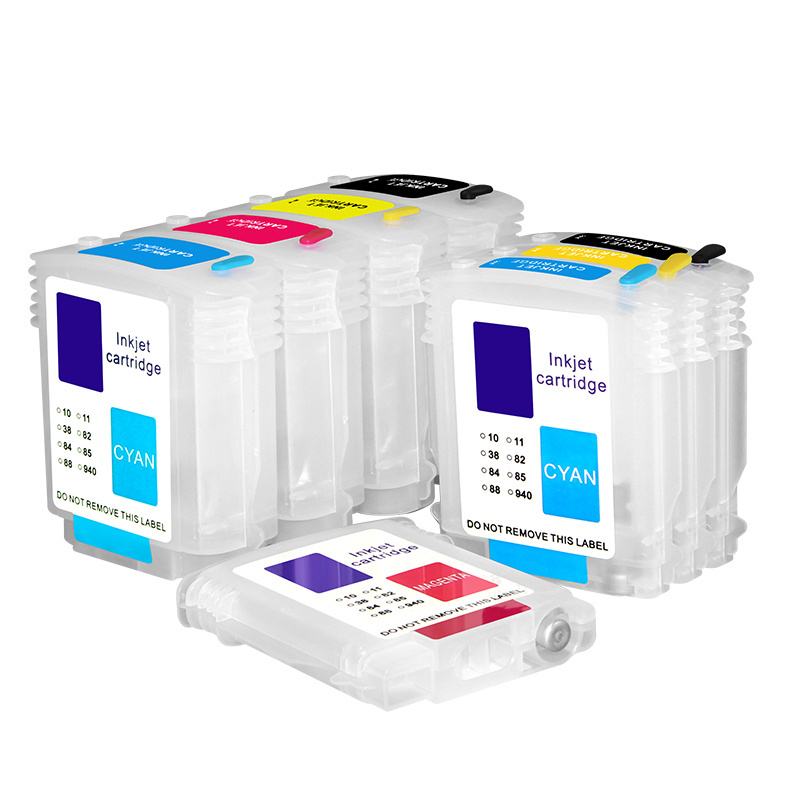 factory hot selling HP 82 refillable ink cartridges for HP Designjet 510 111 plotter printers