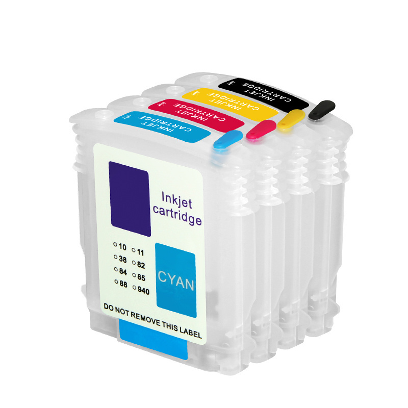 factory hot selling HP 82 refillable ink cartridges for HP Designjet 510 111 plotter printers