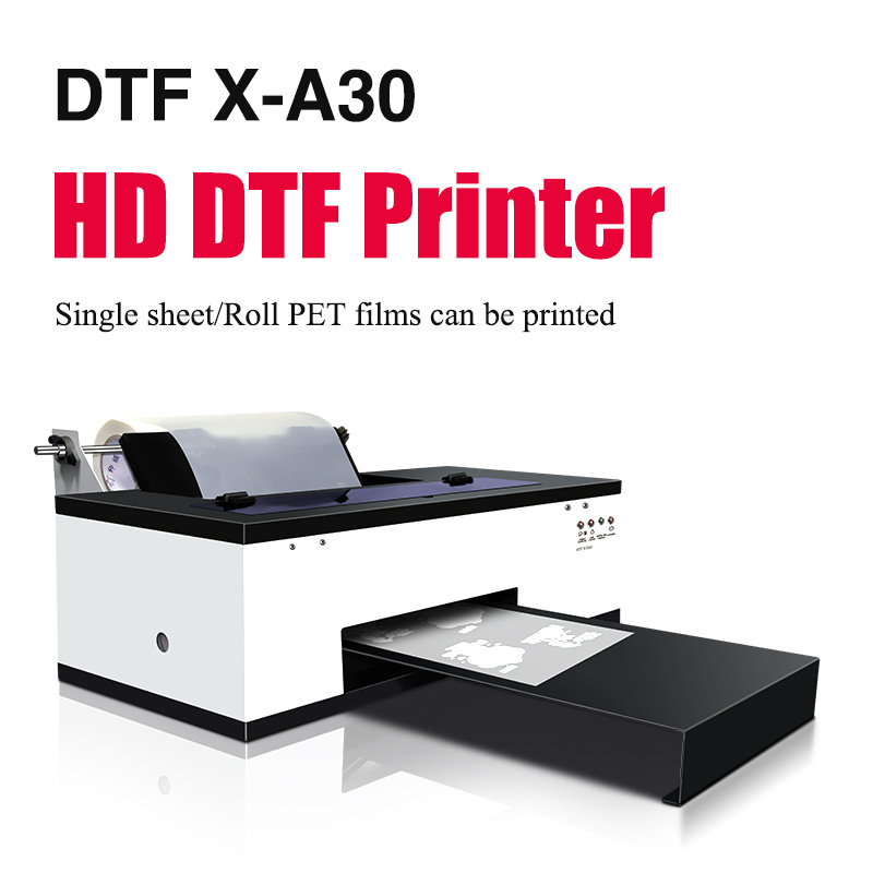 Hot Sale 30cm Dtf Printer A3 A4 Roll Pet Film Heat Transfer Cloth Dtf Printers T-shirt Printing Machine R1390 L1800 Dtf Printer