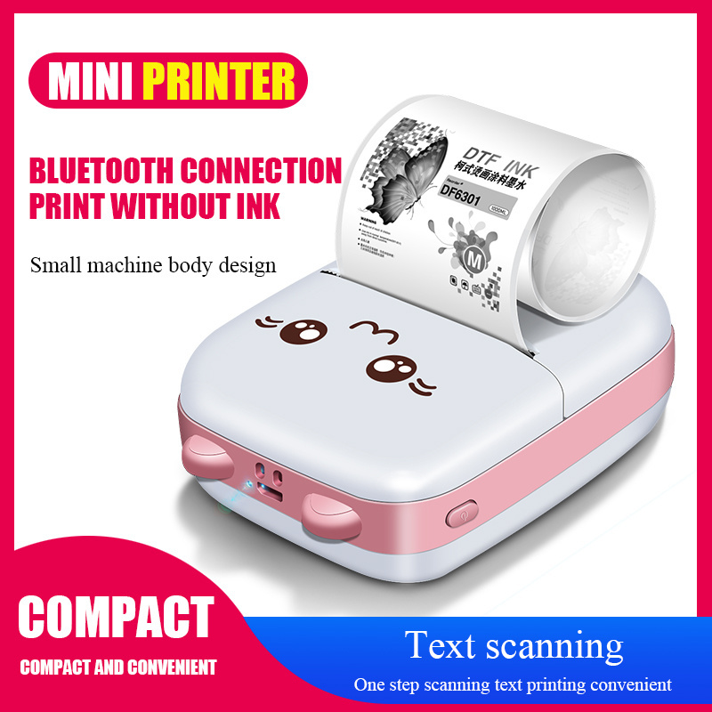 M05 Barcode Qr Code Sticker Label Portable Printer Jewelry Thermal Sticker Mini Barcode Label Printer