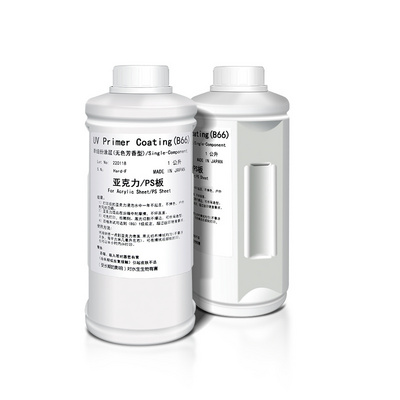 Acrylic Uv Coating 1000ml Glass Primer For Uv Flatbed Printer Uv Ink Primer Metal Coating Machine