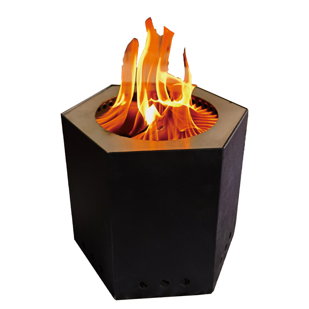 Indoor table top fire pit smokeless mini stainless steel fire pit