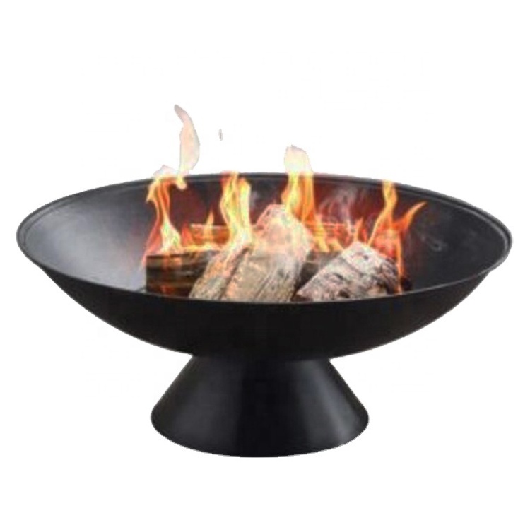 22 Inch Cast Iron Smokeless Wood Burning Fire Pit  with Portable Stand