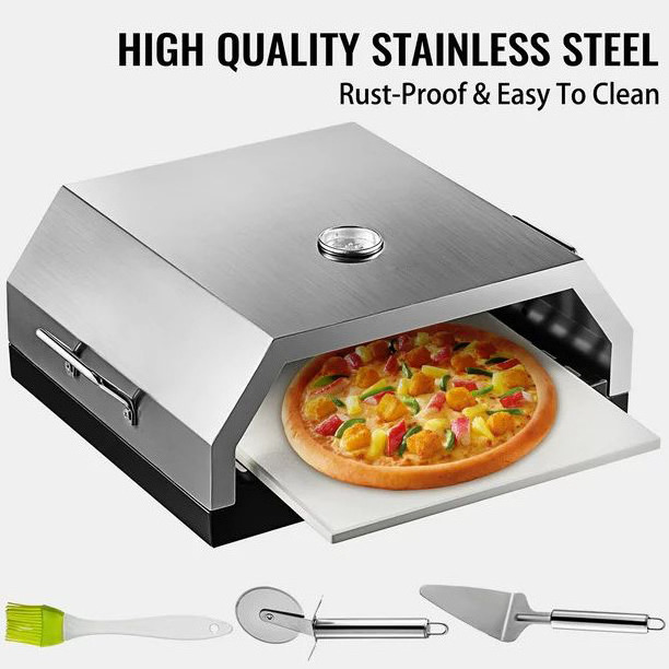 mini pellet charcoal stove top outdoor wood fired pizza oven