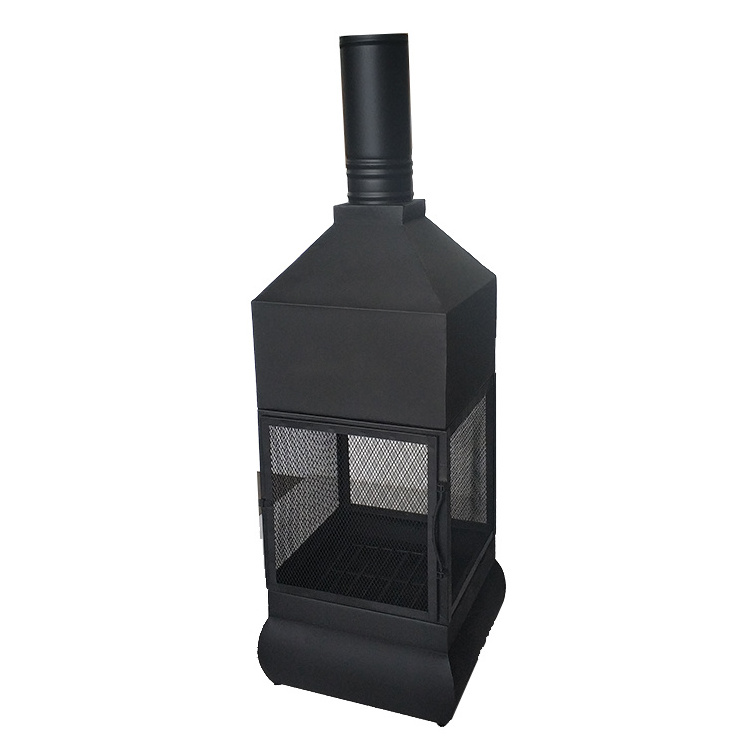 chimeneas fire pits outdoor fireplace with bbq and chiminea