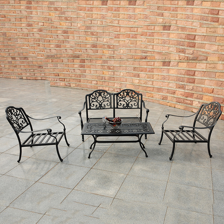 4 Piece Outdoor Furniture Aluminium casting outdoor garden furniture Sofa Set