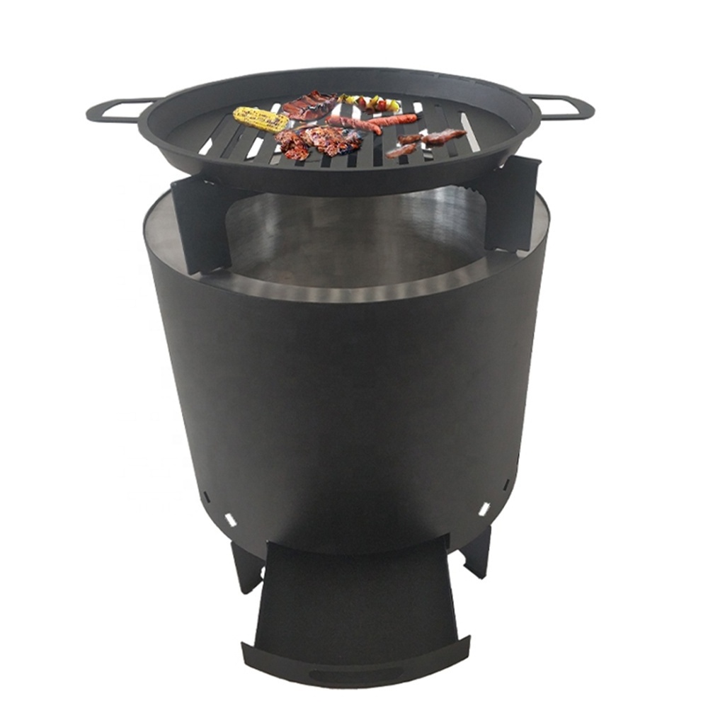 Kingjoy modern design wood pellet burning charcoal smokeless stove