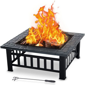 outdoor backyard BBQ fire pit table for garden supplies