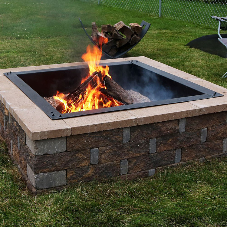 Portable large fire pit camping outdoor fire pit ring