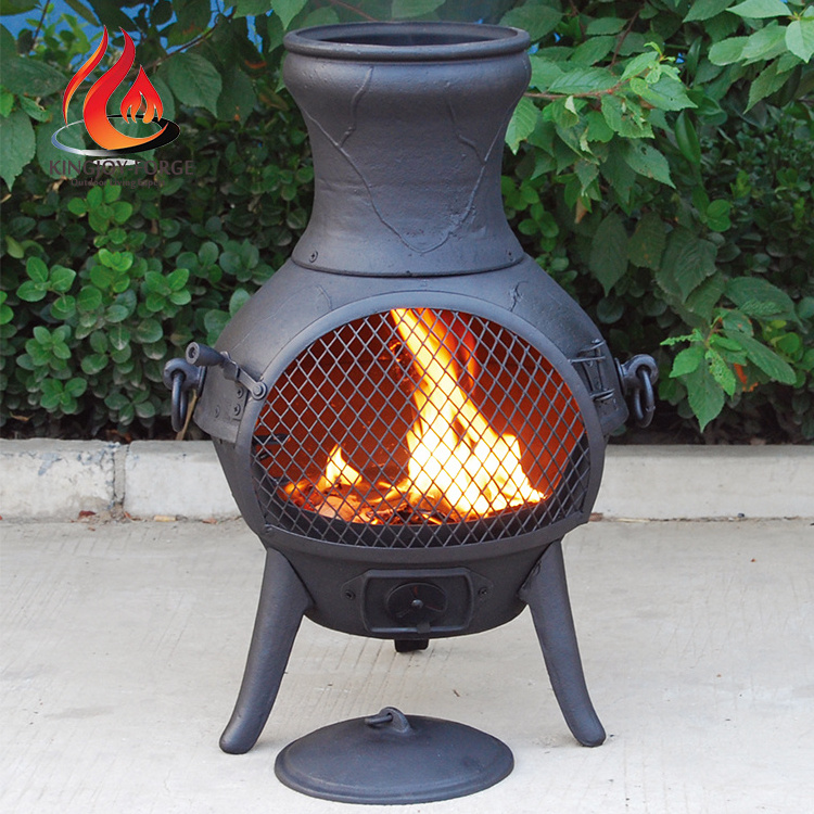 Outdoor fireplace cast iron chimeneas/outdoor fire chimneys