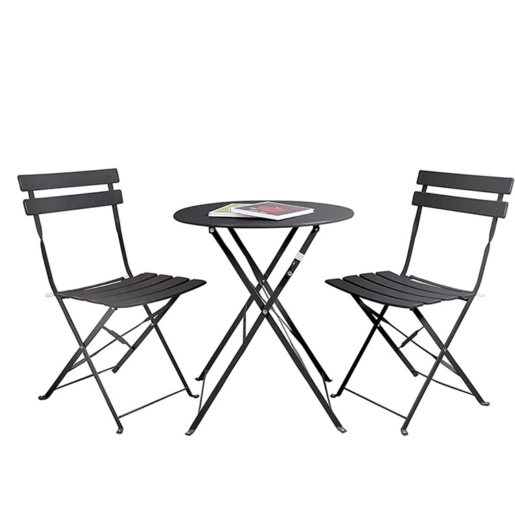 Steel 3 piece folding Patio Furniture Sets