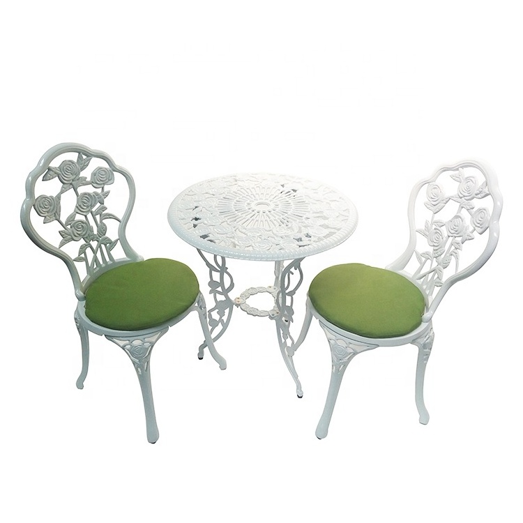 dining patio set cast iron garden table and chairs set