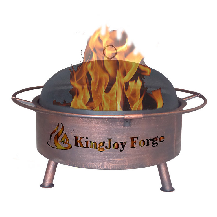 outdoor portable steel fire pit  with  pattern black fire pit customized fire pit