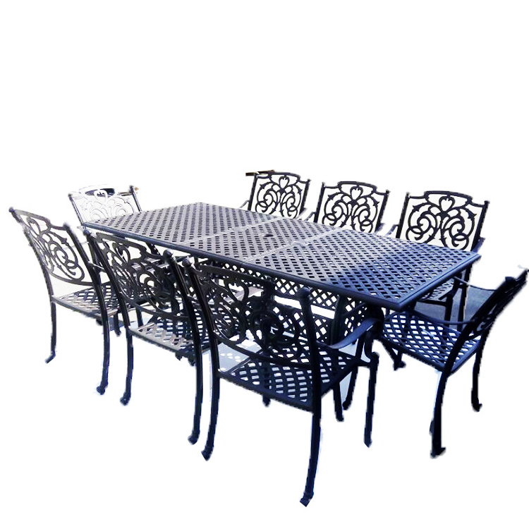 KingJoy outdoor 8 seater garden dining set  New Style Patio Furniture