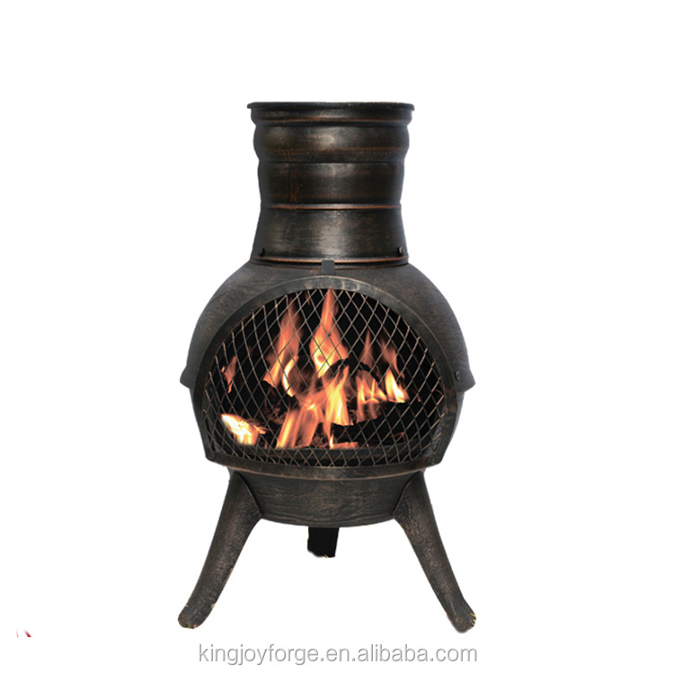 Outdoor fireplace cast iron chimeneas/outdoor fire chimneys