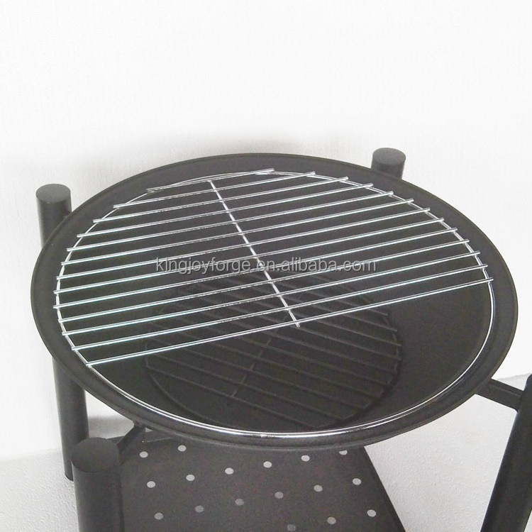 Fire Pit with Poker and Grate  with bbq grills outdoor Fire Pit for Camping Campfire Party Travel Heat Provide