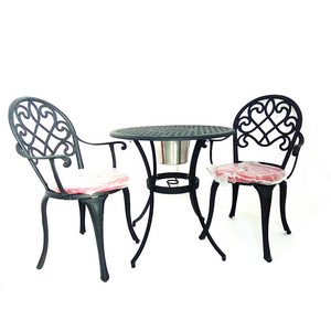 black wrought iron french bistro garden coffee table sets