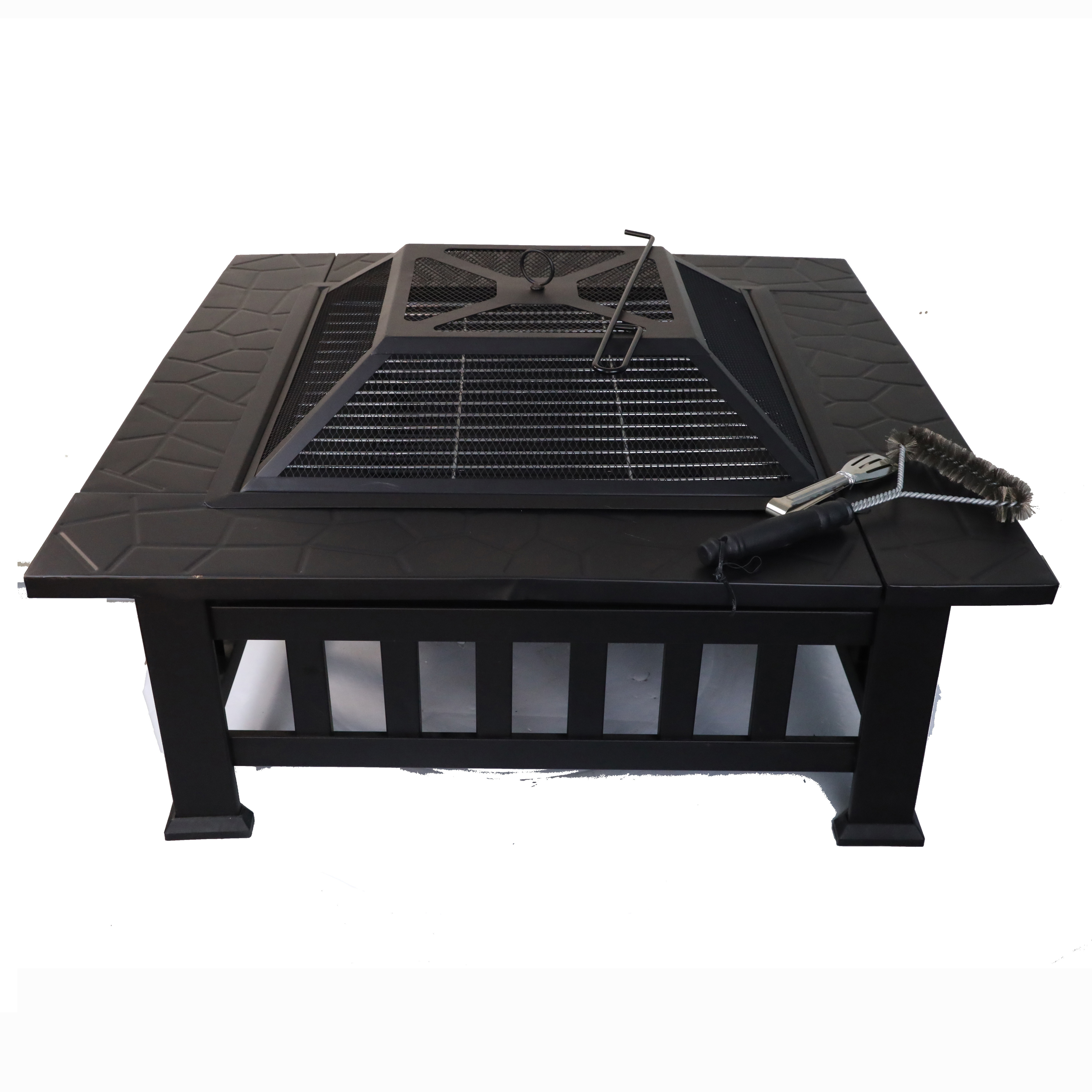 Multifunctional Patio Backyard Garden 4 functionsblack smores smores steel tabletop fire pit