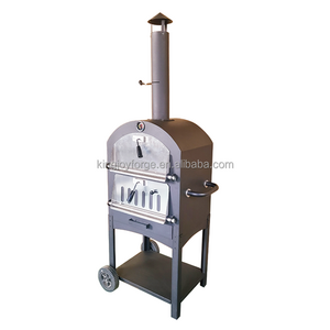 Garden supplier backyard Pizza Oven Wood Fired Pizza Oven for Outside with Grill 12 in Pizza Stone