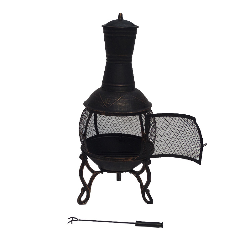 Garden Pits Bonfire Wood Burning small barbecue outdoor kitchen smoker bbq grill