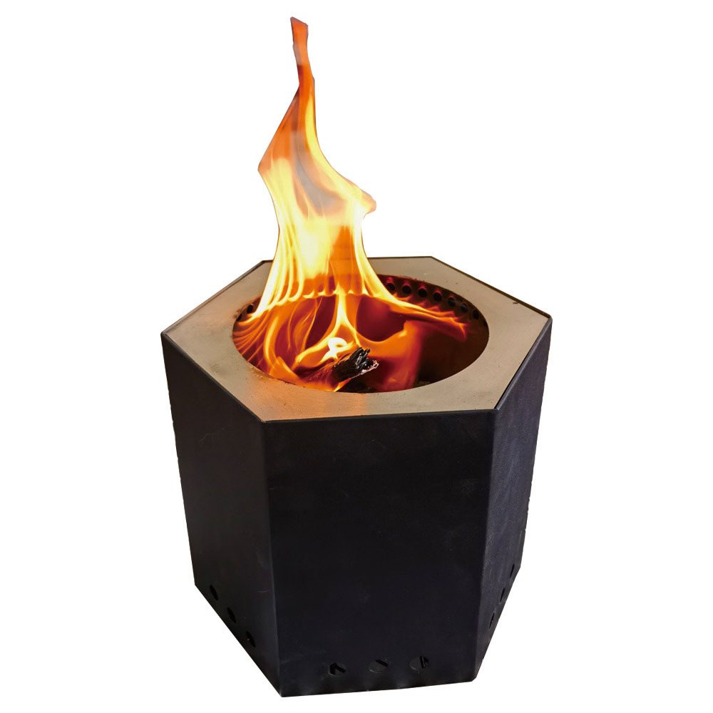 Indoor table top fire pit smokeless mini stainless steel fire pit