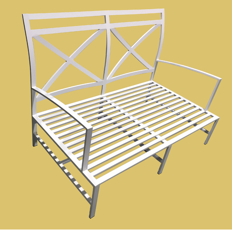 good quality cast aluminum patio furniture white for garden