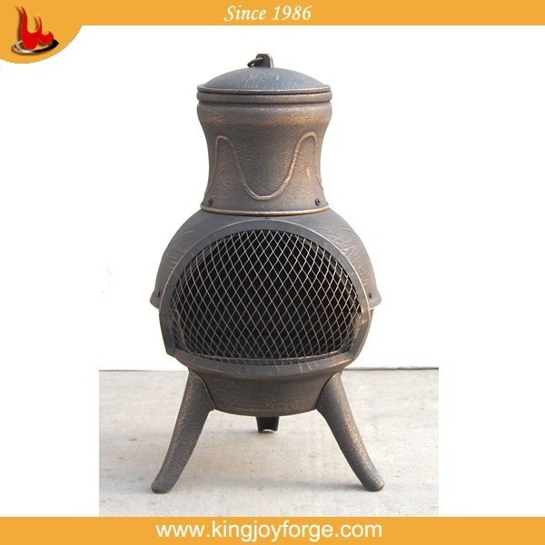 Outdoor fireplace cast iron chimeneas/outdoor fire chimneys