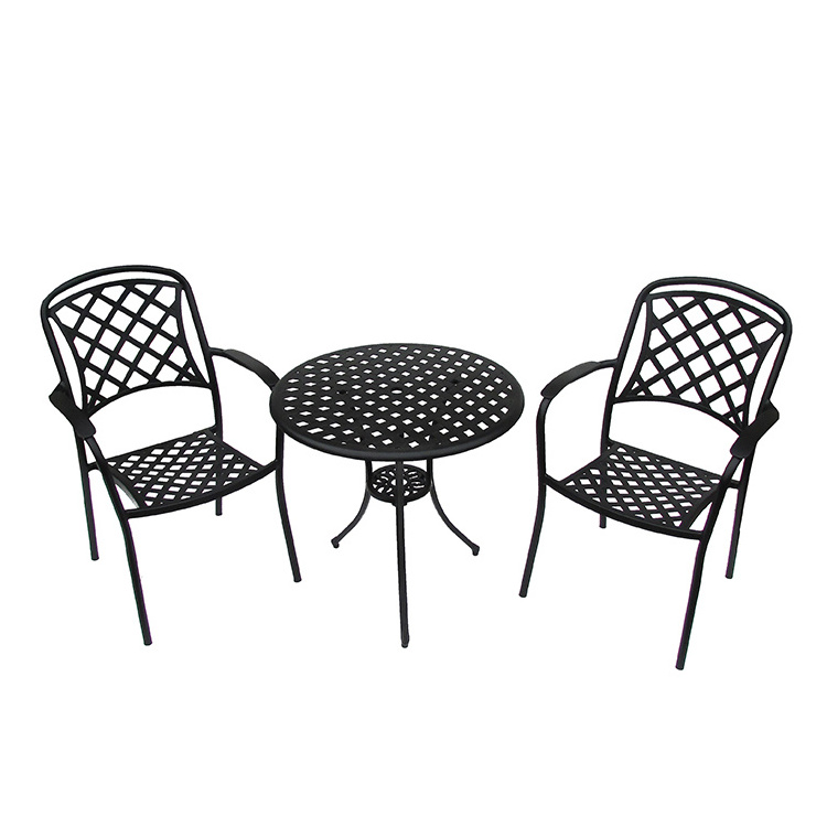 garden furniture outdoor iron cast aluminium garden sofa bistro set metal