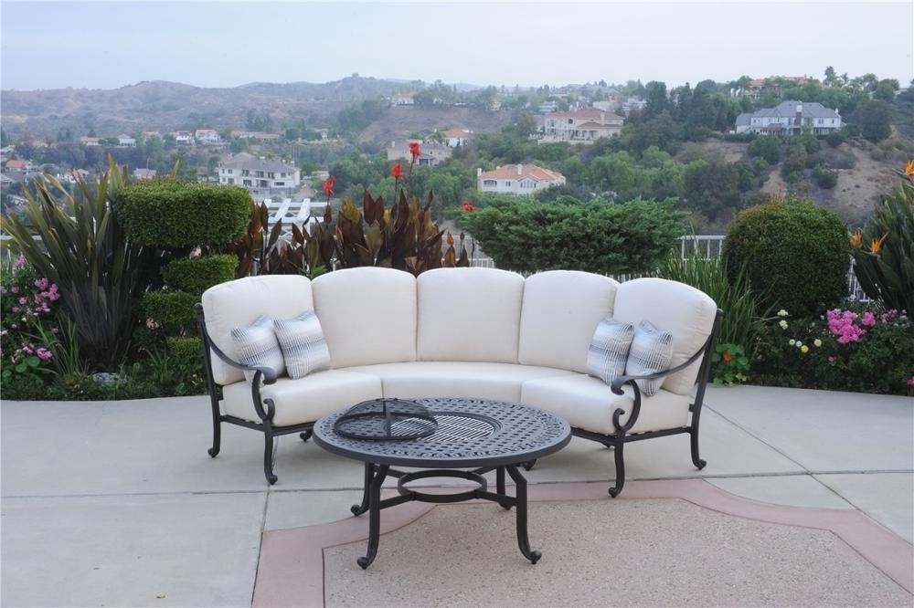 Manufacturer custom luxury outdoor garden aluminum patio sofa set furniture