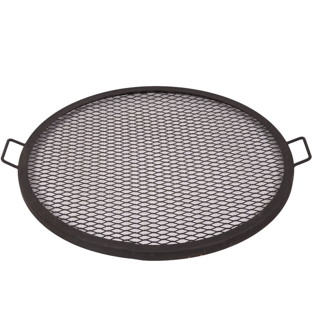 40 inch round X-marks fire pit cooking grate