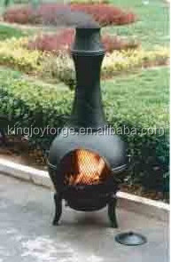 outdoor cast iron wood stove terracotta firepit