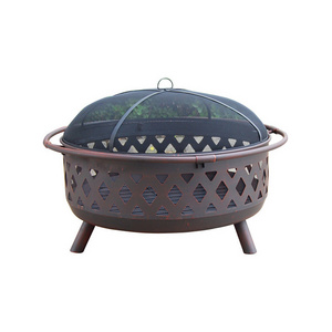 36in outdoor wooding burning fire pit wood large firebowl