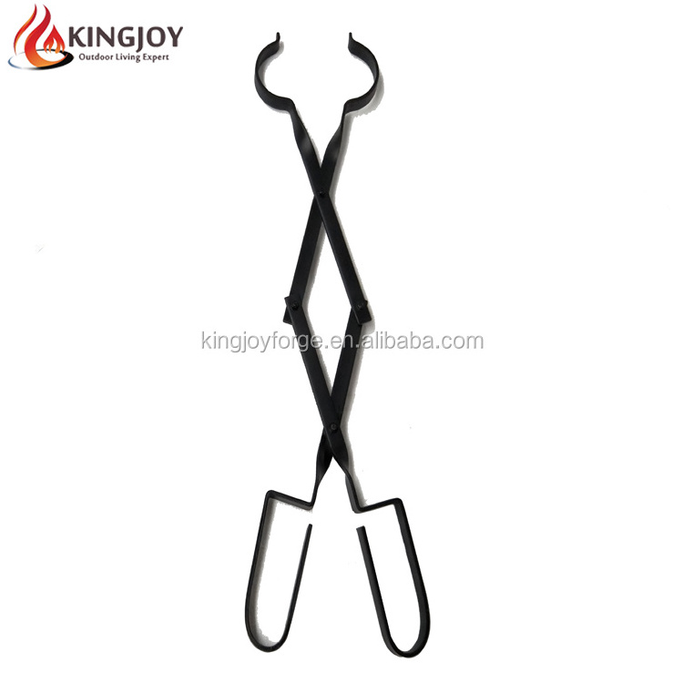 Indoor Outdoor Firewood Log Tongs Log Grabber for Fire Pit