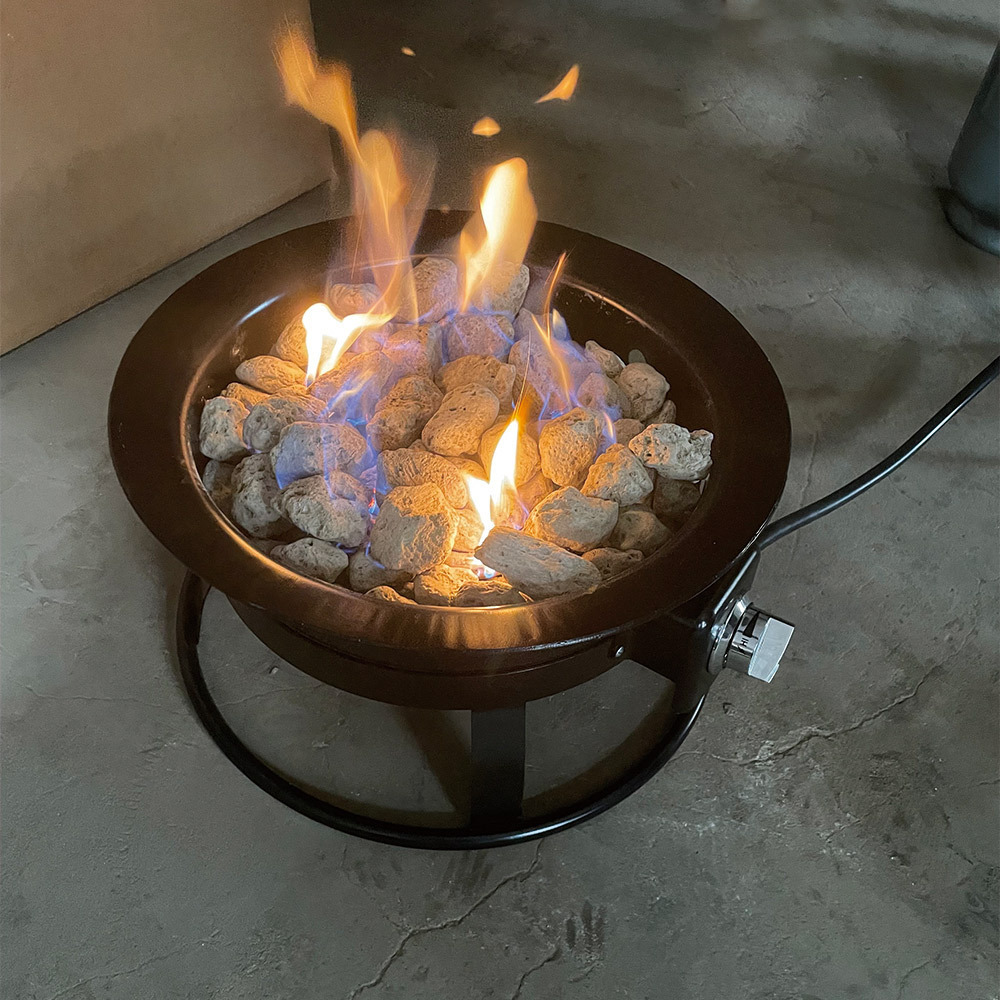 Portable 19 inch 58000 BTU outdoor propane firepit