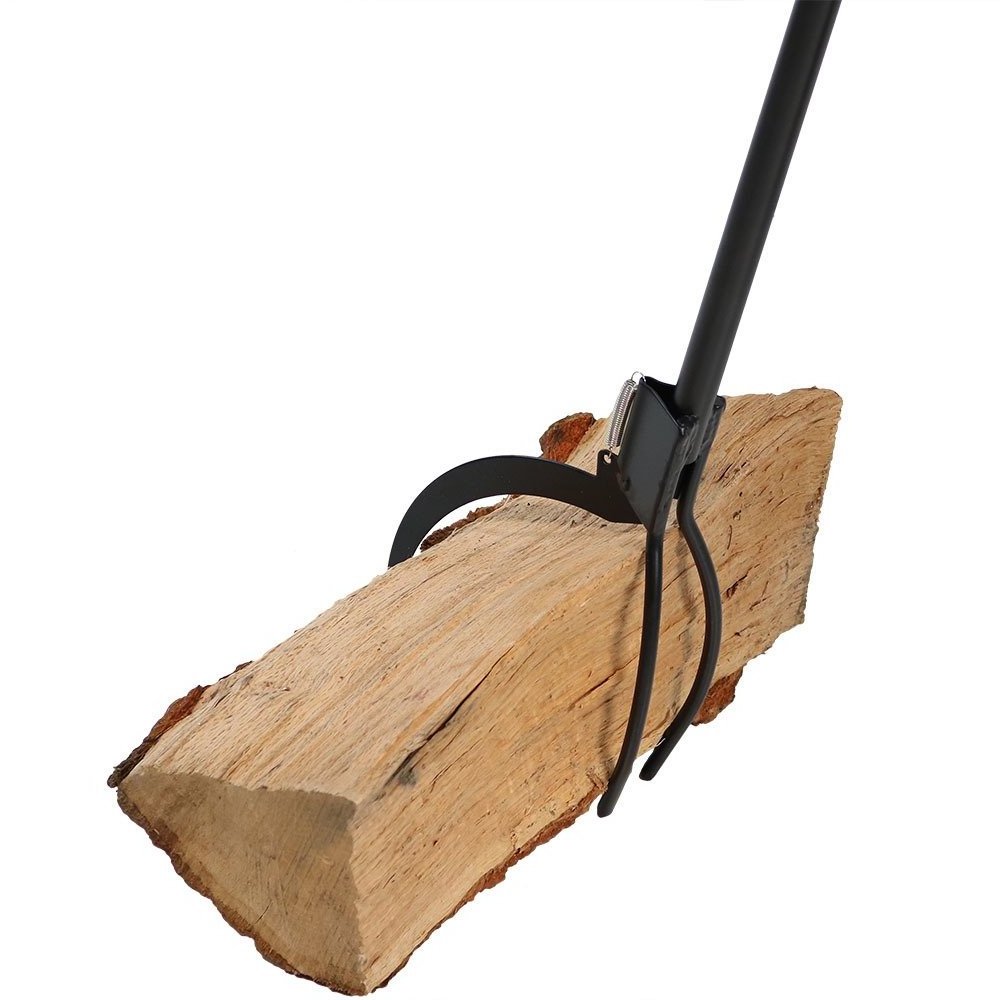 36 Inch Log Claw Tong used for Wood-Burning Fire Pit or Fireplace Log Grabber