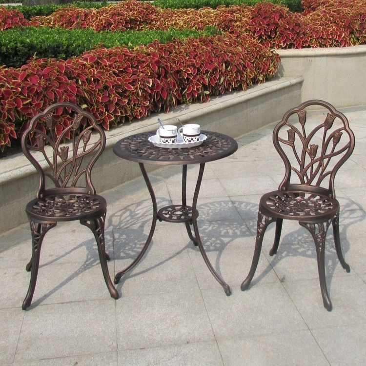 dining patio set cast iron garden table and chairs set