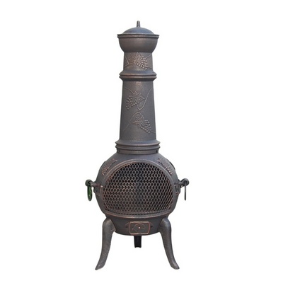 USA Outdoor Antique bronze wood burning cast iron chimney