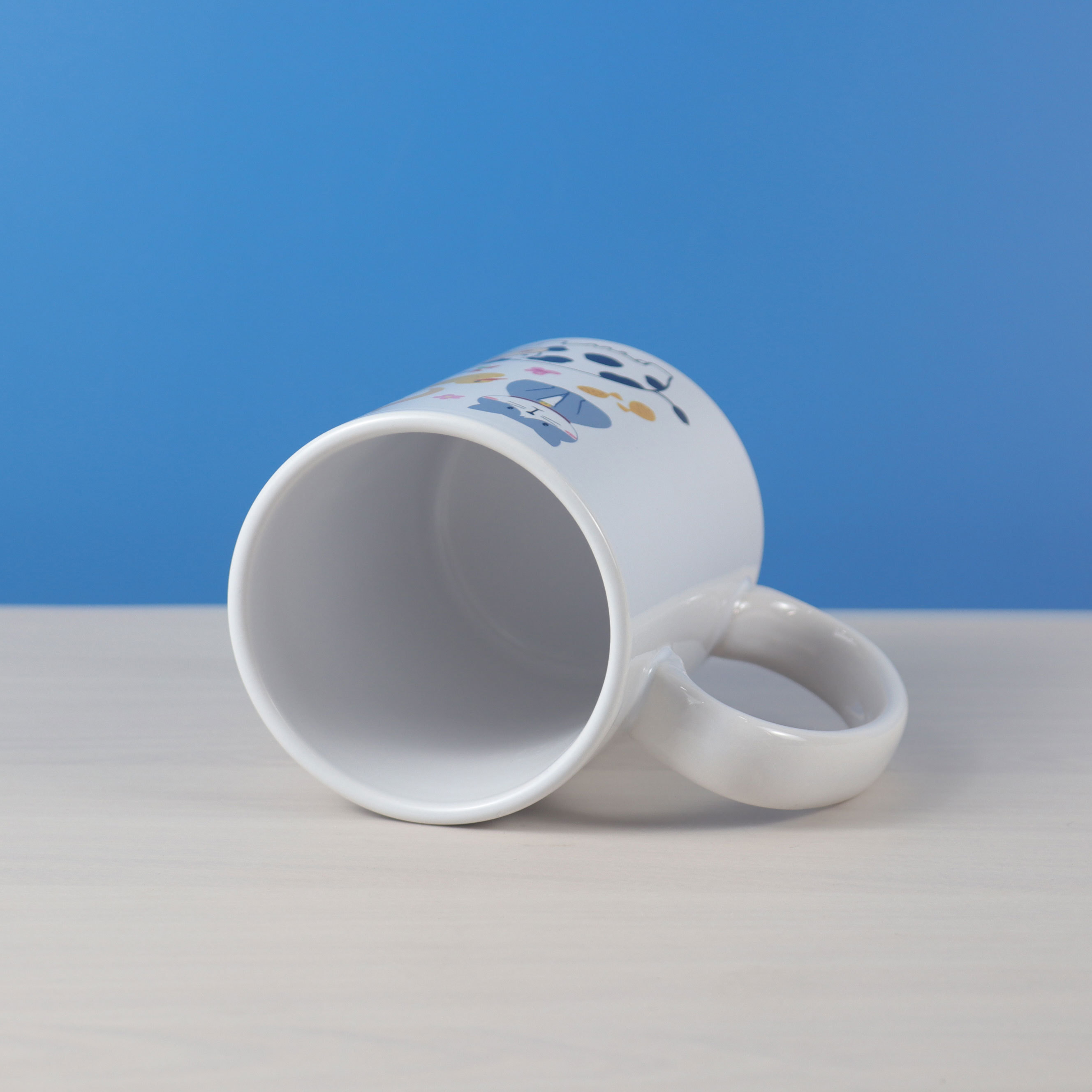 Wholesale custom printing beer coffee mug 15oz ceramic sublimation mug