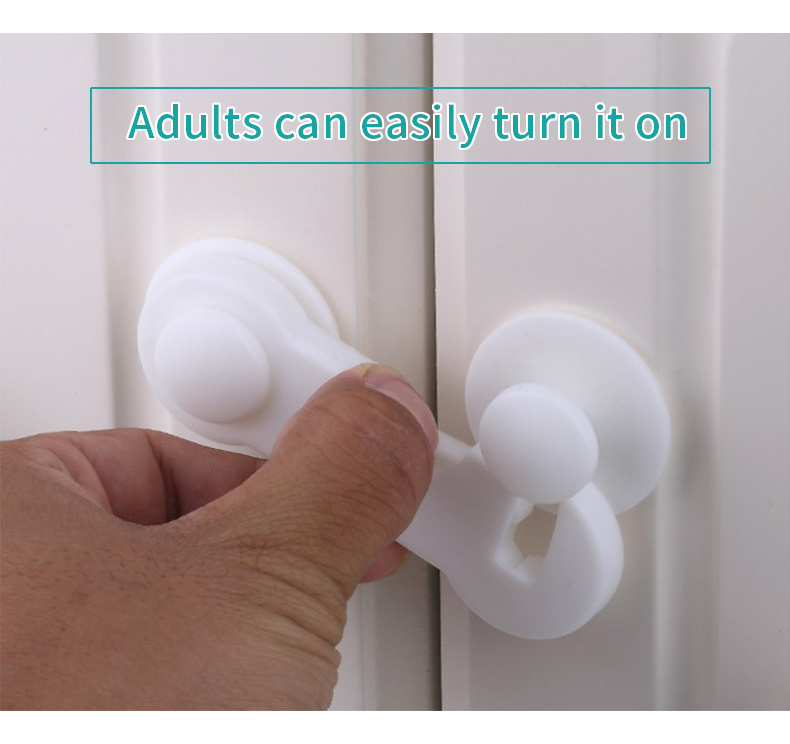 Multifunctional Adjustable sliding door Refrigerator Cabinet toilet lock for child Anti-pinch safety