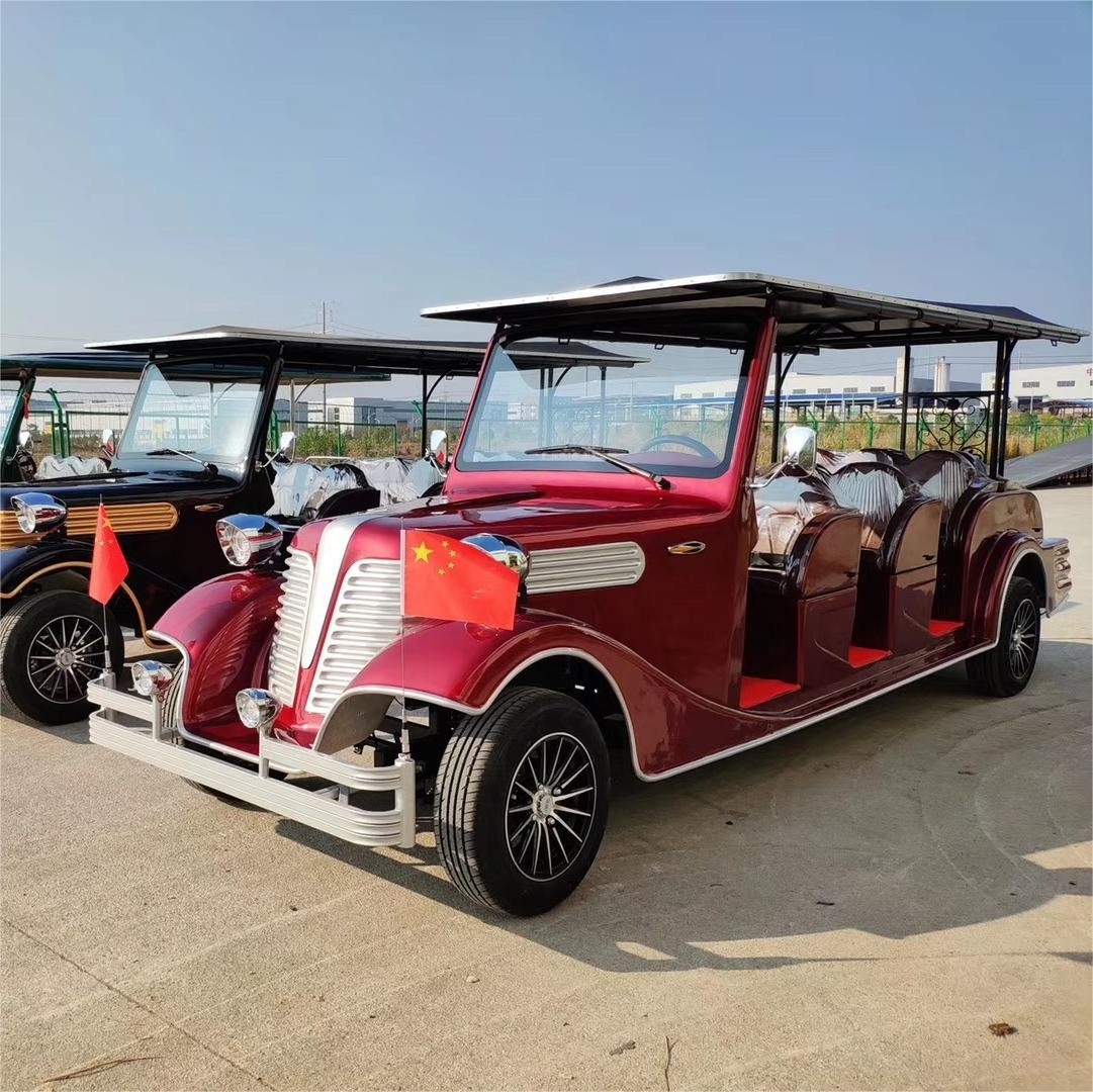 Promotion China Vintage Shuttle Bus Electric Vintage Vehicle Electric Tour Buggy