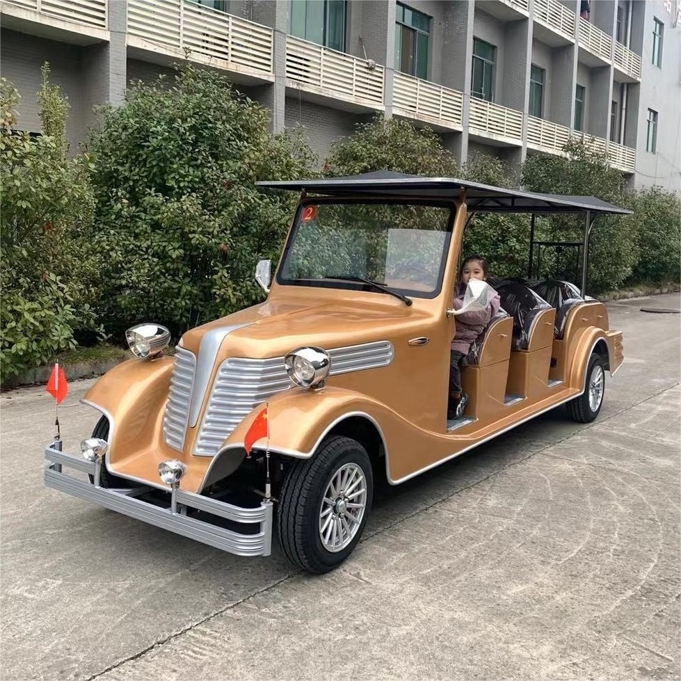 Special Offer Electric Vintage Classic Shuttle Bus Electric Vintage Classical Buggy Electric Electric Tourist Roadster