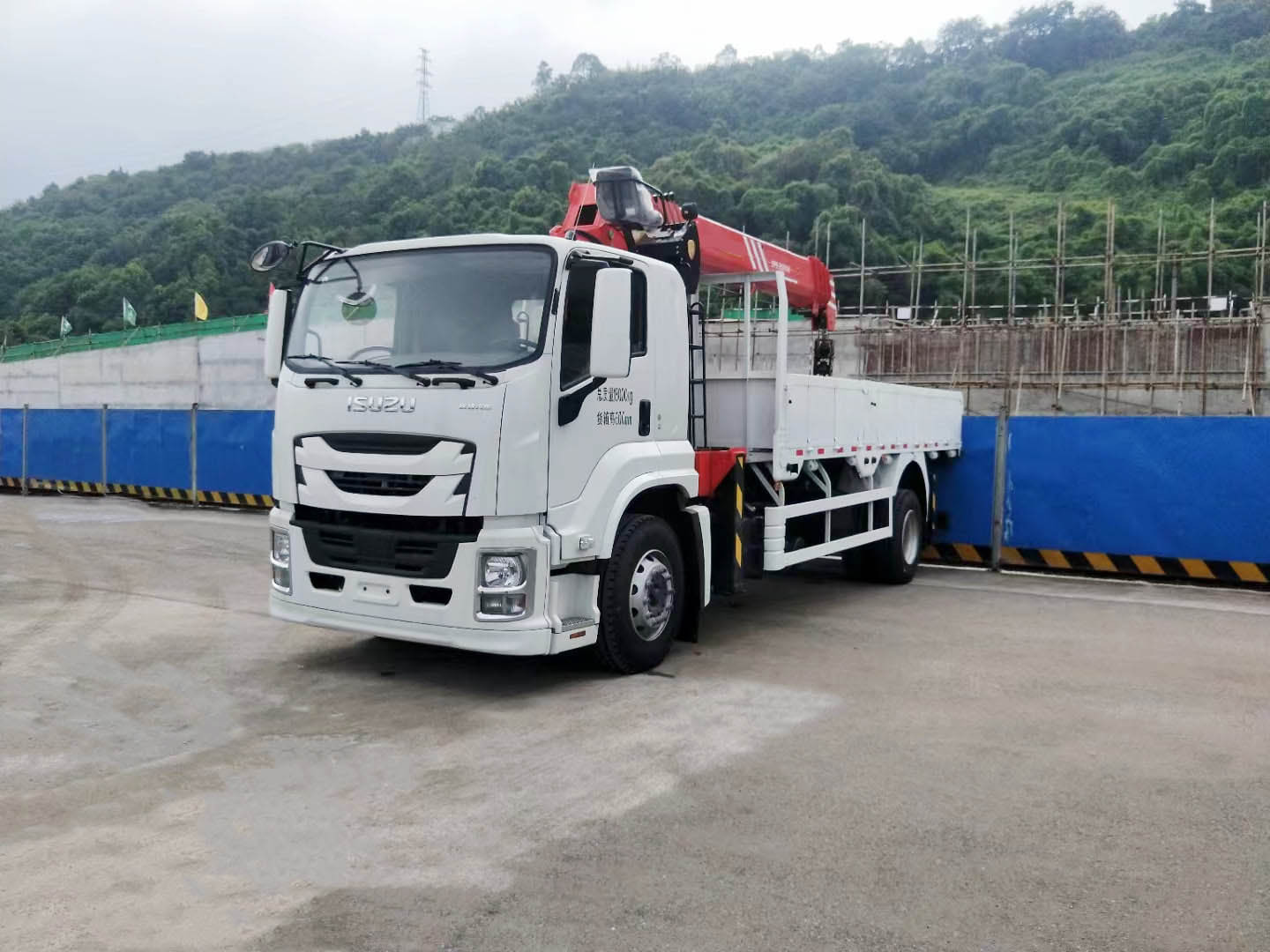 Top brand SPS20000 Stiff Boom Crane truck trailer mounted crane for cheap sale