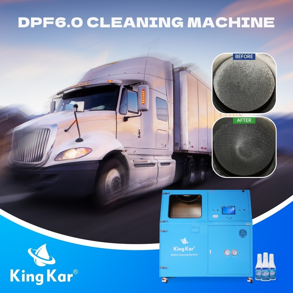 KingKar truck auto detailing dpf cleaner diesel particulate filter 60mins100%effect clean dpf peugeot citroen 13