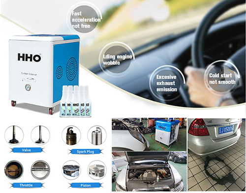 Beauty Portable 2000L/H Car Engine Decarbonizing Machine Catalytic Converter HHO Engine Carbon Cleaning Machine for Cars Engine