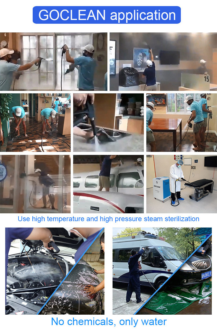 GOCLEAN Car Care Truck Wash System High Pressure Washer Double Cleaning Gun Mobile Mobile Car Wash Equipment