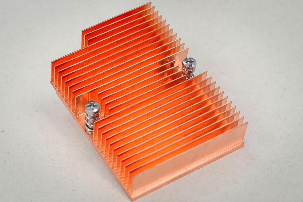 Skived Fin Heat Sinks, Skiving Fin Heatsink, 210X1145X50mm, Copper